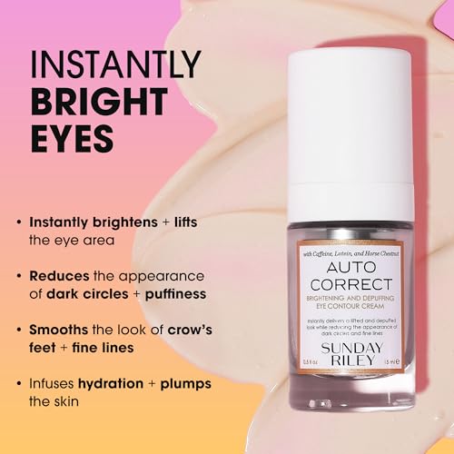 Sunday Riley Auto Correct Brightening and Depuffing Eye Contour Cream
