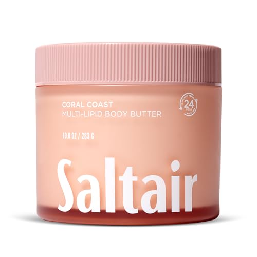 Saltair Multi-Lipid Body Butter | Coral Coast Ceramide Moisture | 10 oz