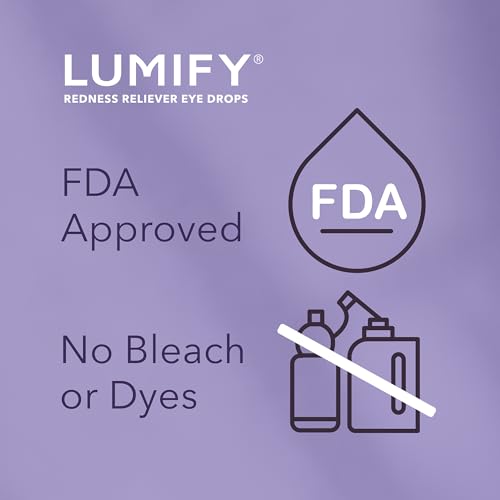 Lumify Redness Relief Eye Drops, Whiter & Brighter Looking Eyes, 0.25 oz