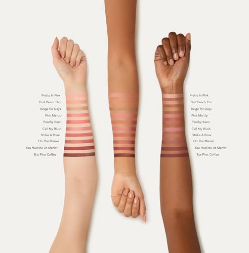 bareMinerals Gen Nude Powder Blush, On The Mauve, 0.21 oz