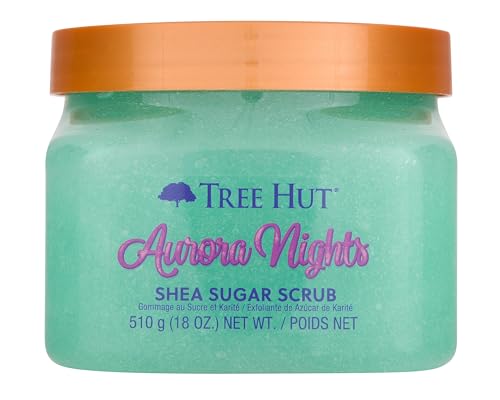Tree Hut Aurora Nights Body Scrub, Exfoliating Sugar Scrub, Vegan, 18 Oz