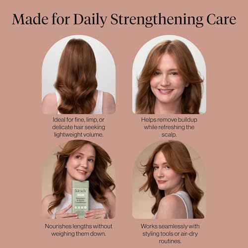 Kitsch Rosemary & Biotin Conditioner for Hair Growth – Made in USA, 12.3 oz