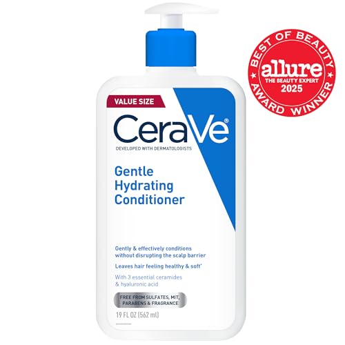 CeraVe Gentle Hydrating Conditioner, Hair Conditioner with Hyaluronic Acid