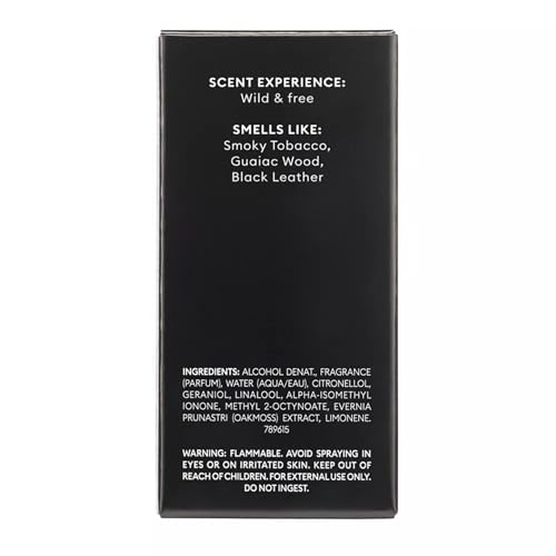 Fine'ry Cologne for Men Woody Smoke & Leather Eau De Parfum (2oz)