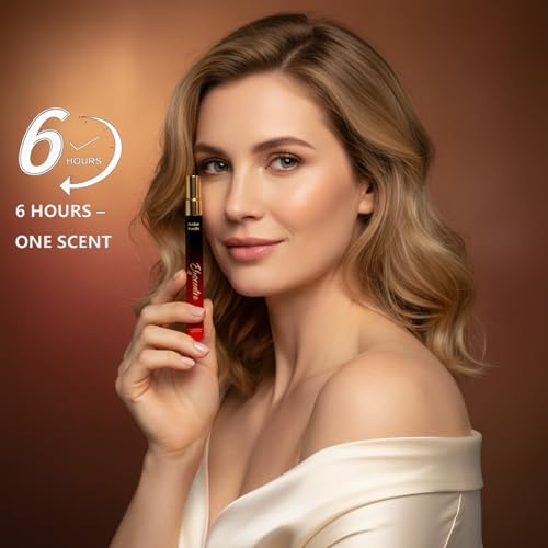 Elyscentra Pheromones Perfumes for Women, Long Lasting Amber Vanilla Perfumes Eau de Parfum Spray, 0.41 fl oz / 12 ml Travel Size Perfumes,Cologne Spray Ideal Gift for Her