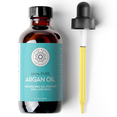 Pure Cold Pressed Argan Oil, 4 fl oz, Face & Skin Oil