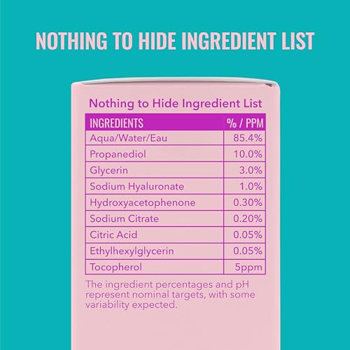 Good Molecules Hyaluronic Acid Serum for Face, Hydrating Serum, 1 fl oz