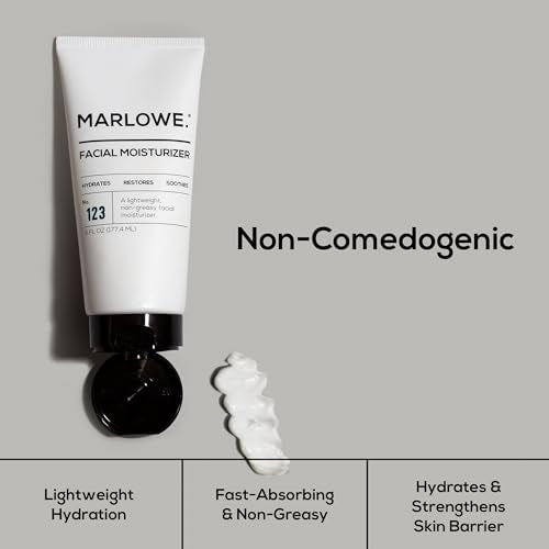 MARLOWE. Facial Moisturizer for Men, Non-Greasy Daily Face Lotion, 6 oz
