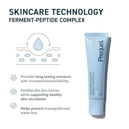 Prequel Skin Face Moisturizer Peptide Cream With Ceramides Glycerin Barrier