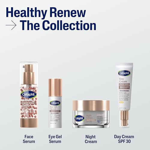 Cetaphil Healthy Renew Anti-Aging Face Serum, Peptides, Retinol-Free, 1oz
