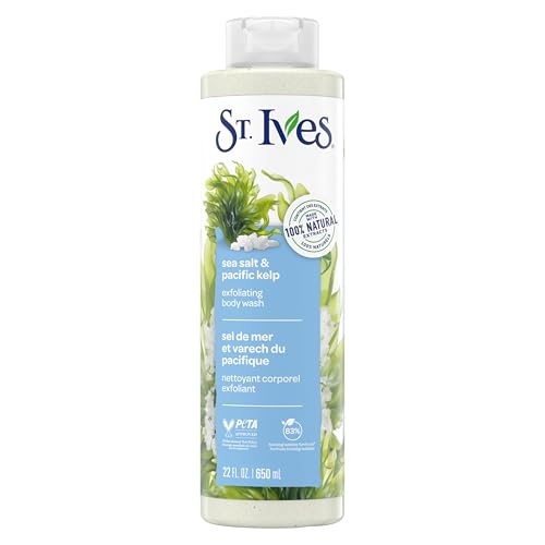 St. Ives Sea Salt & Pacific Kelp Exfoliating Body Wash 22 Fl Oz