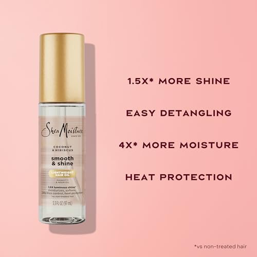 Shea Moisture Coconut & Hibiscus Smooth and Shine Hair Oil 3.3oz