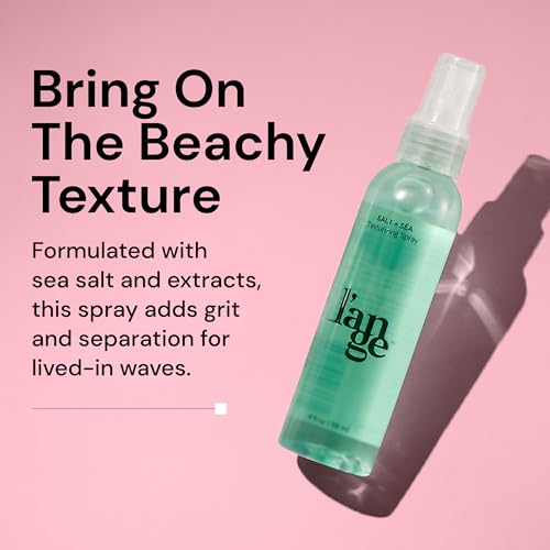 L'ANGE HAIR Sea Salt Texturizing Spray | Effortless Beachy Waves, Volume & Touchable Hold | Mineral-Infused Lightweight Texture Spray for Soft, Natural Finish | 4 oz