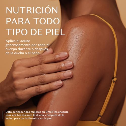 Nativa SPA by O Boticario Quinoa Hydrating Body Oil, Soft and Healthy Skin, 6.8 oz. (200 ml)