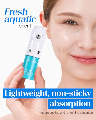 THESAEM Iceland Hydrating Eye Stick - Cooling Balm - Dark Circles & Puffiness – Under Eye Treatment - Reduce Wrinkles and Moisturizing - Minimize Dark & Puffy Eyes - Aqua Scent, 0.38 oz