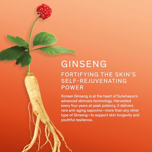 Sulwhasoo Concentrated Ginseng Rejuvenating Cream Set | Korean Ginseng-Powered Skincare 4-piece Anti-Aging Gift Set | Strengthens Skin Barrier | Visibly Improves Wrinkles | Includes Full-size Cream