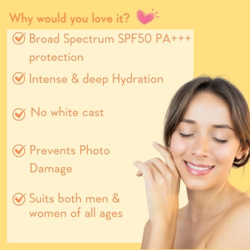 WishCare Sunscreen Body Lotion with SPF 50 PA+++ - Broad Spectrum UVA & UVB Protection, No White Cast, Enriched with Carrot Seed & Raspberry - Body Sunscreen Lotion 200ml (Indian Version)
