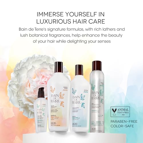 Bain de Terre Passion Flower Color Preserving Shampoo, 13.5 Fl Oz