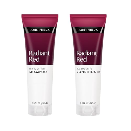 John Frieda Radiant Red Boosting Shampoo & Conditioner Bundle, 2 Pack