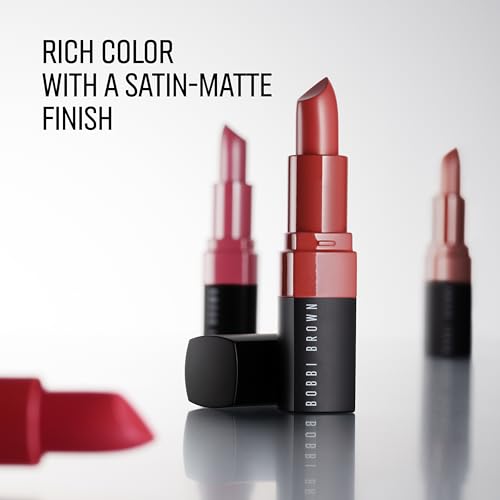 Bobbi Brown Crushed Lip Color | Hydrating, High-Pigment, Satin-Matte Lipstick | Non-Drying, Long-Lasting Wear & Lip Stain Effect, 0.12 Ounce, Bare