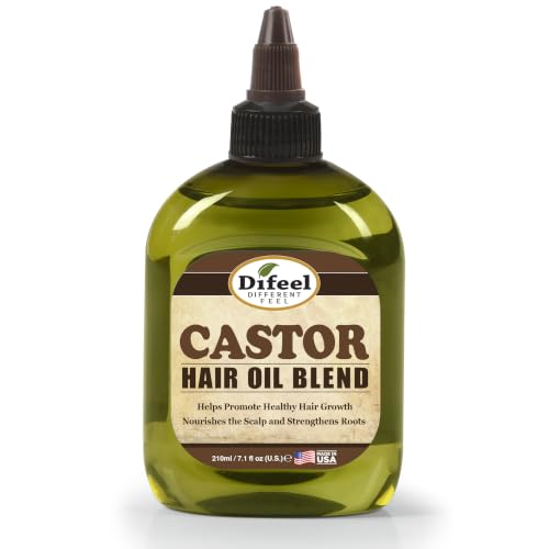 Difeel Mega Care Castor Hair Oil Blend 7.1 oz. - Blended Castor Oil for Hair Growth