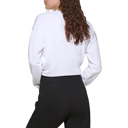 DKNY womens Dkny Jeans Women's Casual Mid Rise Logo Joggers Sweatpants, Black, Medium US