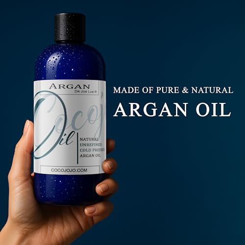 Argan Oil -Cold Pressed 16 oz 100% Pure Natural Extra Virgin Unrefined Grade-a Argan Moroccan Marrakesh Oil Moisturizer Hair Face Lips Body Scalp Skin Hair