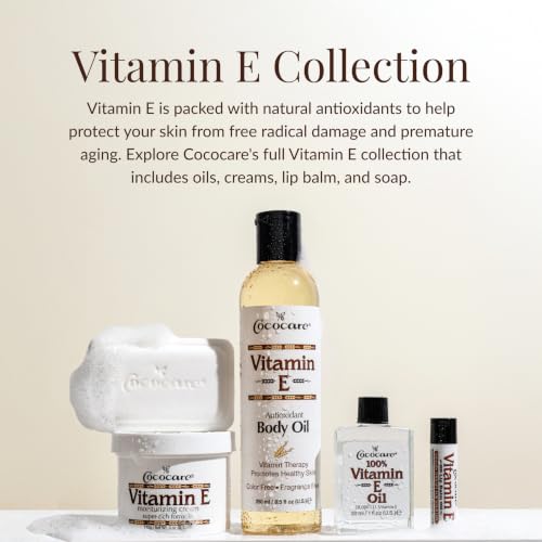 Cococare Natural Vitamin E Antioxidant Body Oil - Vitamin Therapy for All Skin Types - 8.5 fl oz