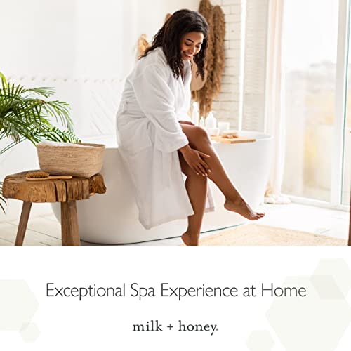 milk + honey Exfoliating Body Polish No. 5-Sea Salt & Sugar Body Scrub,7oz