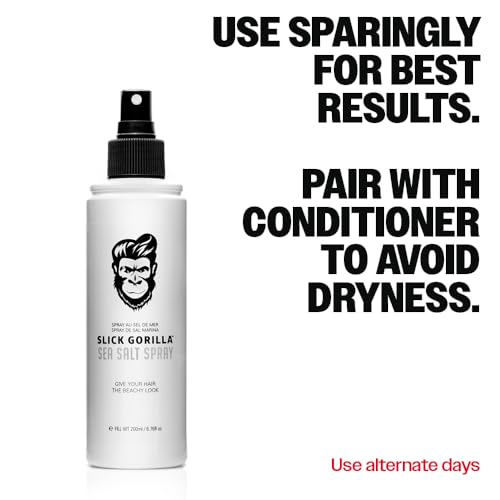 Slick Gorilla Sea Salt Spray for Men 6.76 fl oz, Matte Texture Spray