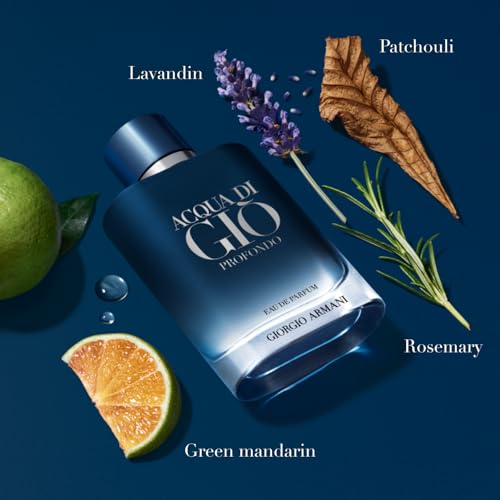 Armani Beauty Acqua di Giò Profondo Eau de Parfum Mens Cologne - 6.7 Fl Oz