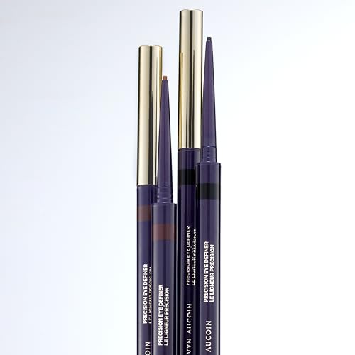 Kevyn Aucoin Precision Eye Definer + brush, black (kohl) color: Eyeliner pencil, self-sharpening, smudge-free. Easy precise application. 12-hour long-wearing. Define eyes for sharp and smooth lines