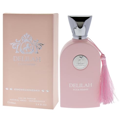Lattafa Maison Alhambra Delilah Pour Femme Eau de Parfum Spray for Women, 3.4 Ounce / 100 Ml