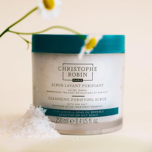 Christophe Robin Purifying Scalp Scrub with Sea Salt, 8.4 fl. oz