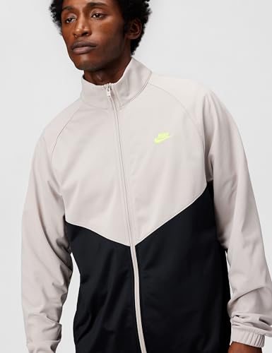 Nike Men's Windrunner Tracksuit, Black/Moon Particle/Volt, X-Large