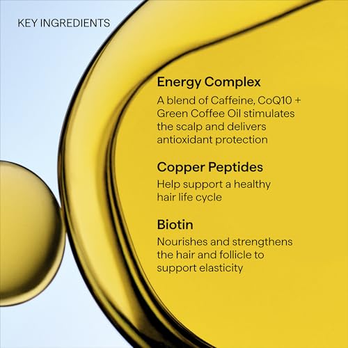 Briogeo Destined for Density Caffeine + Biotin Peptide Density Serum | Increases Hair Thickness & Volume for Fine or Thinning Hair | Fast-Absorbing & Non-Greasy | Fragrance-Free | Vegan & Cruelty-Free