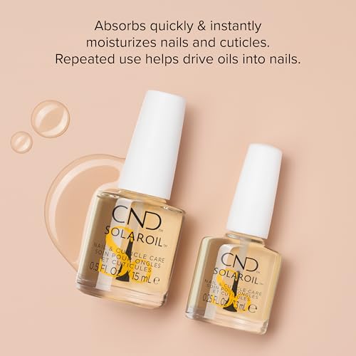 CND SolarOil Cuticle Oil, Nail & Cuticle Care, 0.25 fl oz