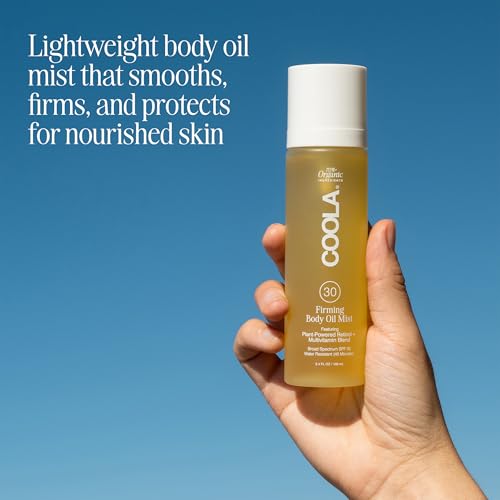 COOLA Firming Body Oil Mist, SPF 30 Sunscreen, 1.1oz