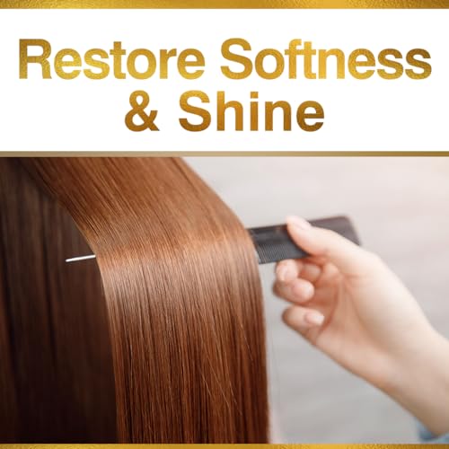 CHI Keratin Silk Infusion, Hydrating Hair Serum For Restoring Softness & Shine, Helps Dry, Damaged Hair, Sulfate-free, 6 Oz