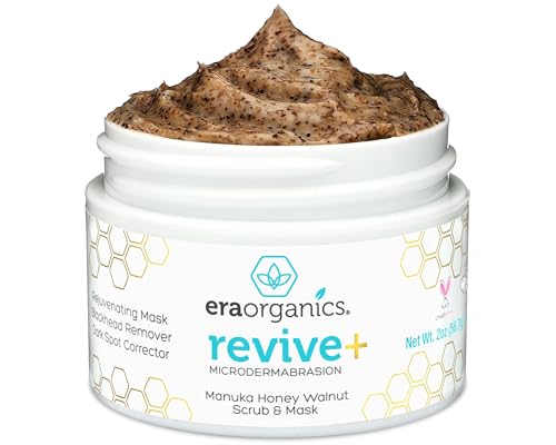 Manuka Honey Exfoliating Facial Scrub - Microdermabrasion Face Exfoliant
