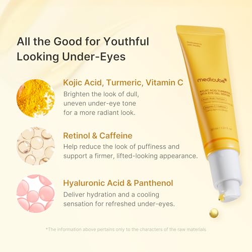 medicube Eye Serum with Kojic Acid Turmeric for All-Day Brightening