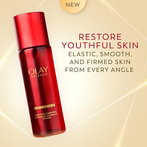 Olay Science Peptide Face Toner | Essence Extract Hydrating Toner for Face - Asian Skin Care, for All Skin Types - Longevity & Anti-Aging - Exclusive Antioxidant Peptide Complex Infused, 1.7 oz