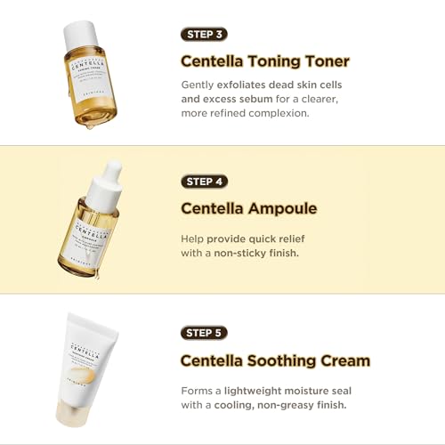 SKIN1004 Centella Travel Kit, Korean Skin Care Set of 5, Travel Size