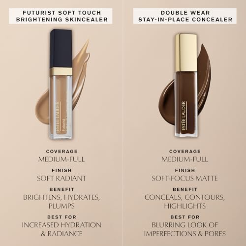 Estée Lauder Double Wear Stay-in-Place Flawless 24-Hour Concealer Makeup | Longwear | Soft Matte Finish, Medium-to-Full Coverage | Hydrating Concealer, 0.4 Fl Oz, 2C