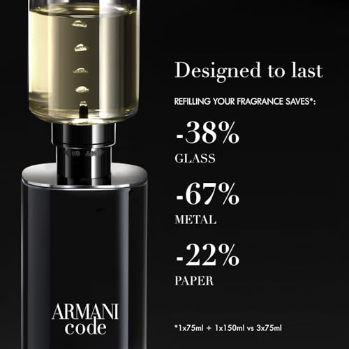 Armani Beauty Code Eau de Toilette - Woody Ambery Mens Cologne - 2.5 Fl Oz