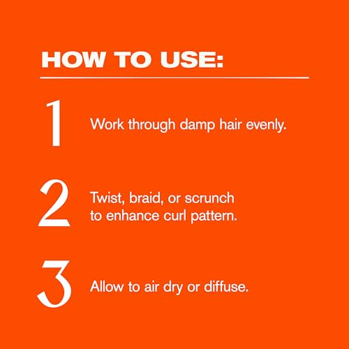 Cantu Coconut Curling Cream with Shea Butter for Natural Hair, 12 oz