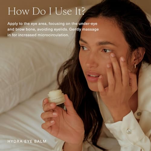 Oak Essentials Hydra Eye Balm, Balm-to-Oil Under Eye Cream, 0.35oz
