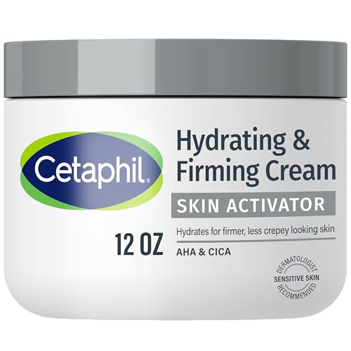 Cetaphil Skin Activator Firming Body Cream, AHA + CICA, 12 oz