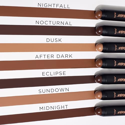 tarte maneater silk stick bronzer – Buildable Lightweight Cream Bronzer, Natural Matte Finish, Vegan & Cruelty-Free, full size, dusk