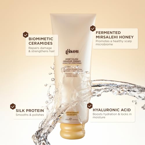 Gisou Honey Gloss Ceramide Therapy Hydrating Conditioner (6.8 Fl Oz)